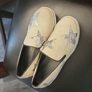 Stella McCartney leather wedge sandals